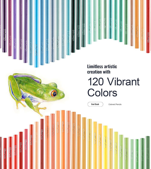 120 Pack Coloring Pencils, Colored Pencils for Adult Coloring Books with Soft Oil-Based Cores, Color Pencil Set for Sketching Blending Layering, Art Supplies for Kids Teens Adults Beginners Artists