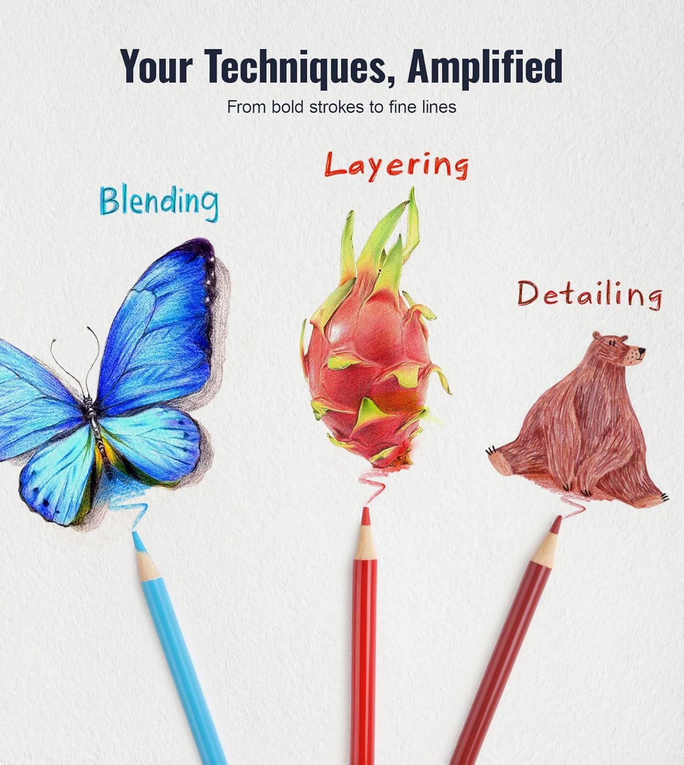 TMOL 72 Pack Colored Pencils for Adult Coloring Books with Soft Oil-Based Cores, Color Pencil Set for Sketching Blending Layering, Art Supplies for Kids Teens Adults Beginners Artists
